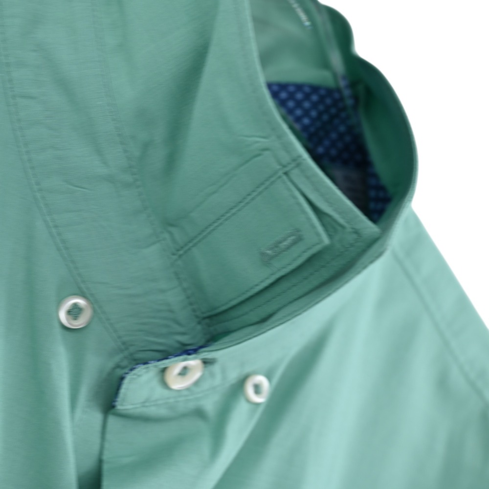 Tommy Bahama IslandZone Mens XL Seafoam Green Pima Cotton Resort Shirt Luxe EUC - Picture 10 of 16